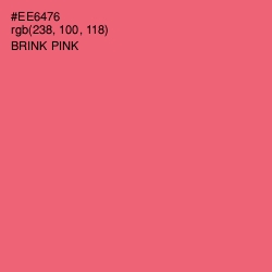 #EE6476 - Brink Pink Color Image